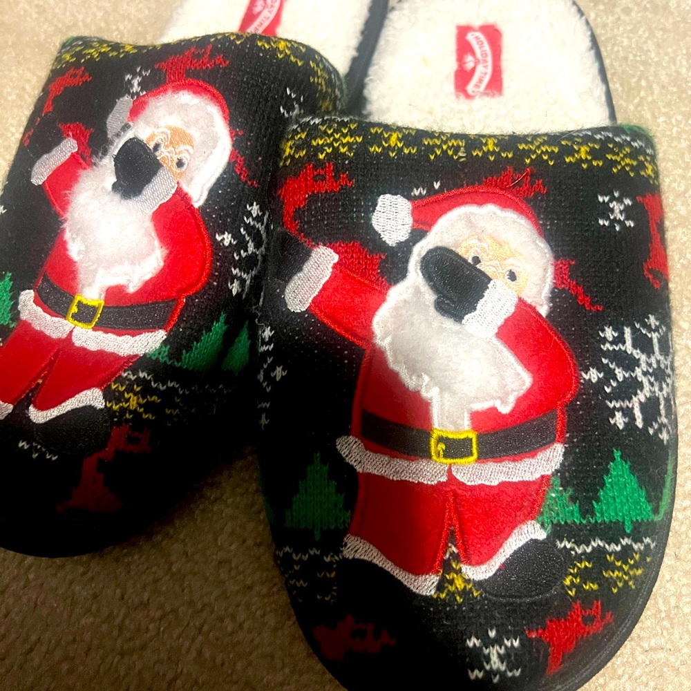 Santa slippers